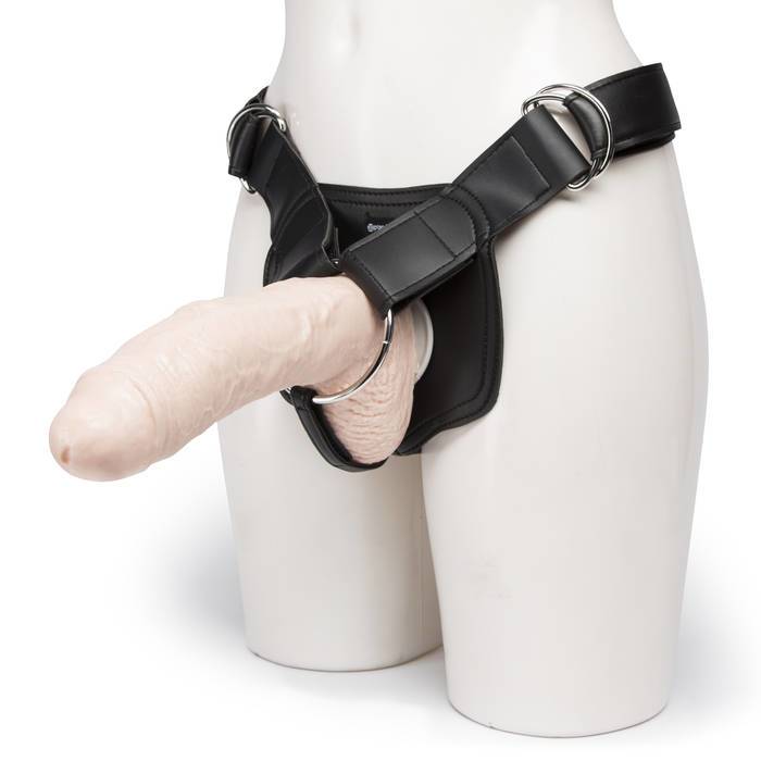 Fetish Fantasy Unisex Extreme Hollow Strap-On Dildo 8 Inch - Fetish Fantasy