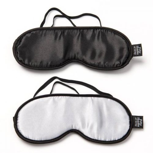 Fifty Shades of Grey No Peeking Soft Twin Blindfold Set - Fifty Shades of Grey