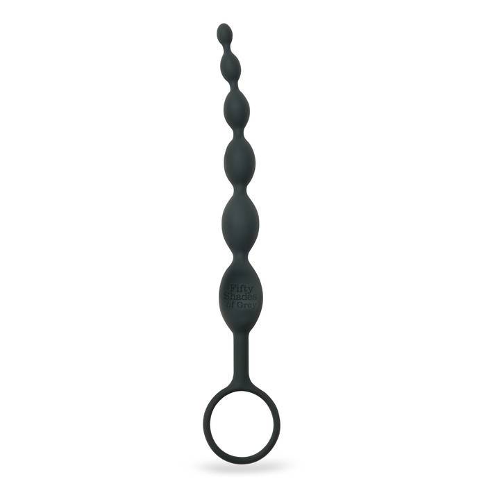 Fifty Shades of Grey Pleasure Intensified Silicone Anal Beads - Fifty Shades of Grey