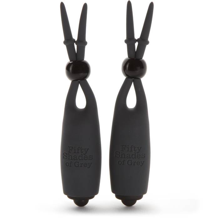 Fifty Shades of Grey Sweet Tease Vibrating Nipple Clamps - Fifty Shades of Grey