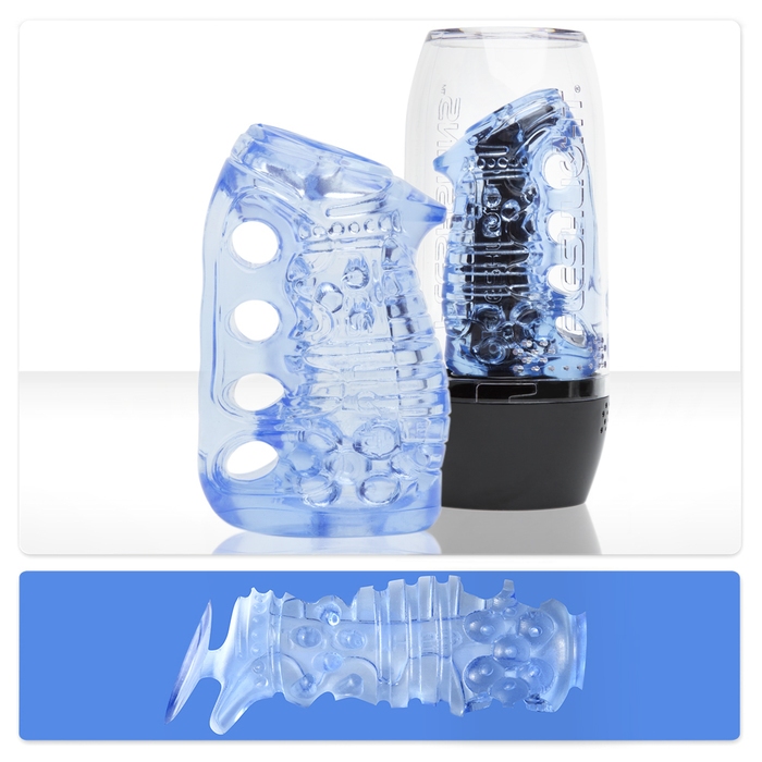 Fleshlight Fleshskins Grip Ice Stroker with Case - Fleshlight