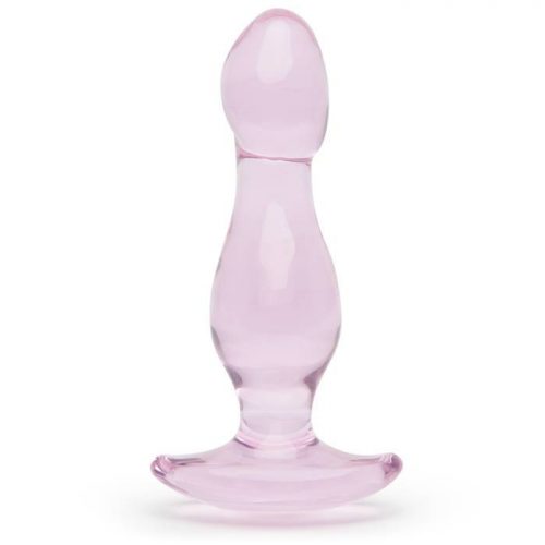 Icicles No 73 Mini Realistic Dildo Glass Butt Plug - Icicles Glass Sex Toys