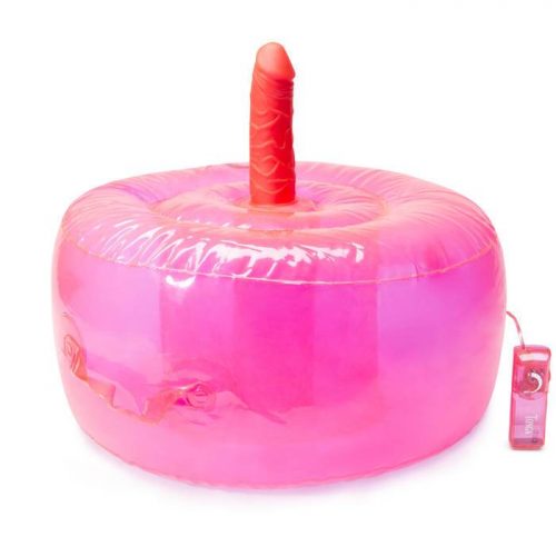 Inflatable Vibrating Dildo Chair - Unbranded