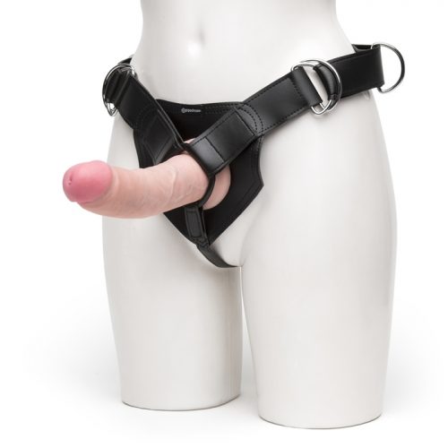 King Cock Strap-On Harness Kit with Ultra Realistic Dildo 8 Inch - King Cock