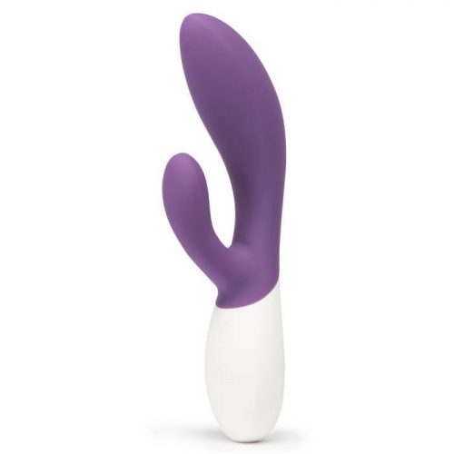 Lelo Ina Wave Luxury Rechargeable 10 Function Purple Rabbit Vibrator - Lelo