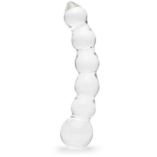 Lovehoney Beaded Sensual Glass Dildo 7 Inch - Lovehoney