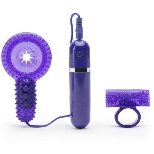 Lovehoney Bedtime Bullet 10 Function Vibrating Cock Ring Set - Lovehoney