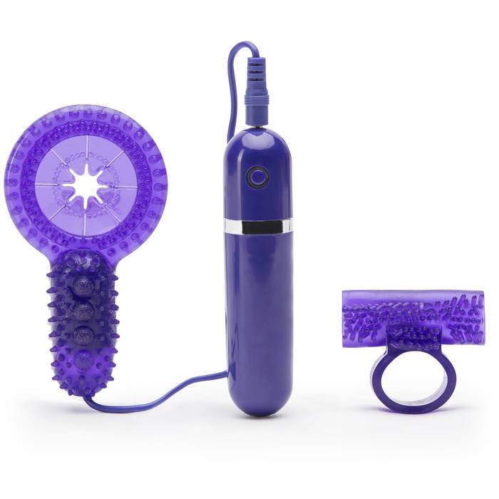 Lovehoney Bedtime Bullet 10 Function Vibrating Cock Ring Set - Lovehoney