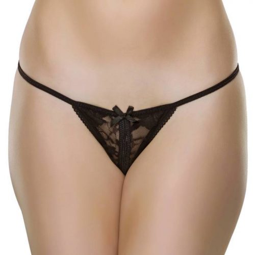 Lovehoney Crotchless Lace G-String - Lovehoney Lingerie