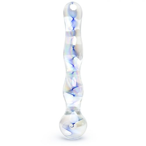 Lovehoney Marbled Sensual Glass Prober - Lovehoney