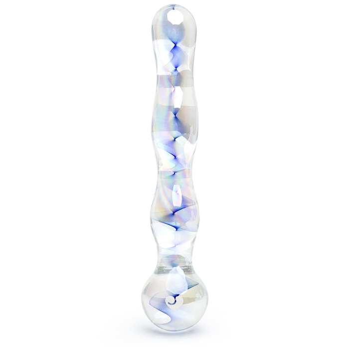 Lovehoney Marbled Sensual Glass Prober - Lovehoney