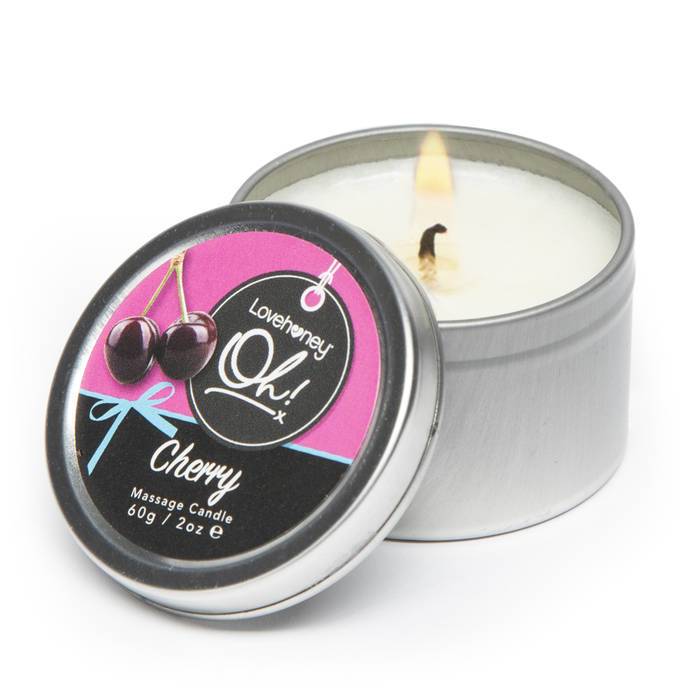 Lovehoney Oh! Cherry Massage Candle 60g - Lovehoney Oh!