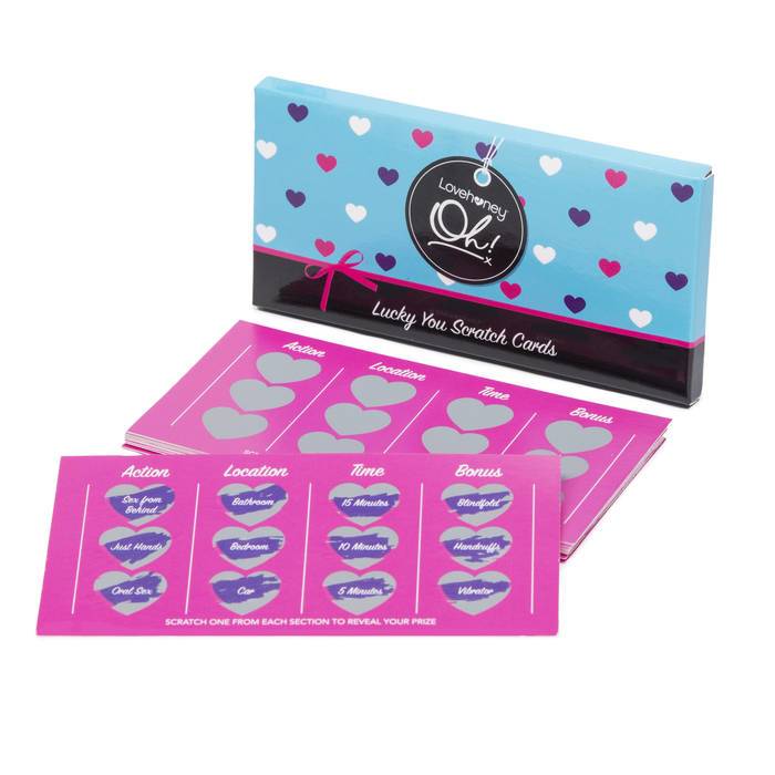 Lovehoney Oh! Lucky You Scratch Cards (10 Pack) - Lovehoney Oh!