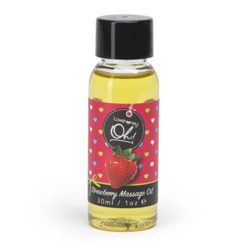 Lovehoney Oh! Strawberry Kissable Massage Oil 30ml - Lovehoney Oh!