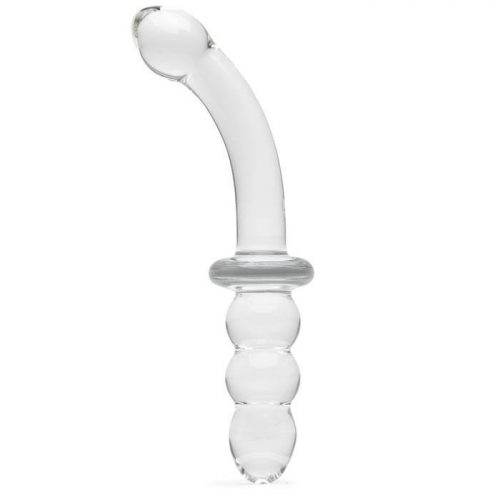 Lovehoney Ribbed G-Spot Sensual Glass Dildo - Lovehoney