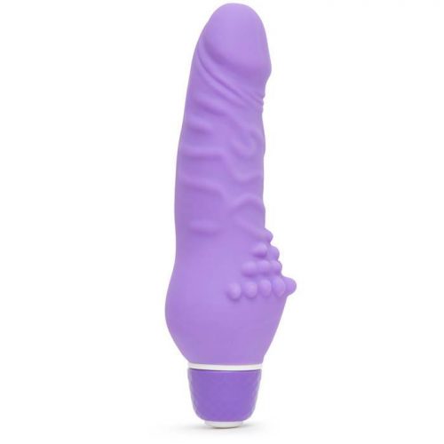 Lovehoney Silicone 7 Function Mini Textured Realistic Dildo Vibrator 4 Inch - Lovehoney