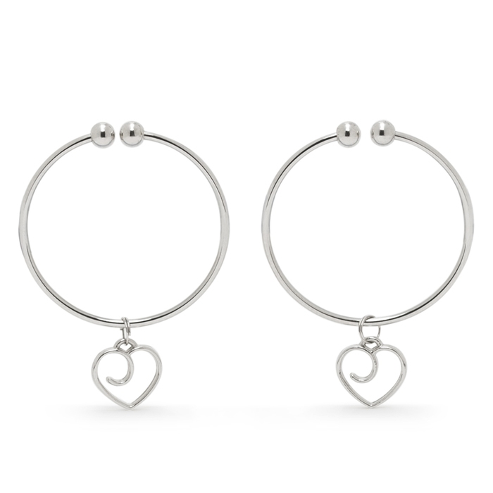 Lovehoney Tease Me Advanced Nipple Clamps with Heart Charms - Lovehoney