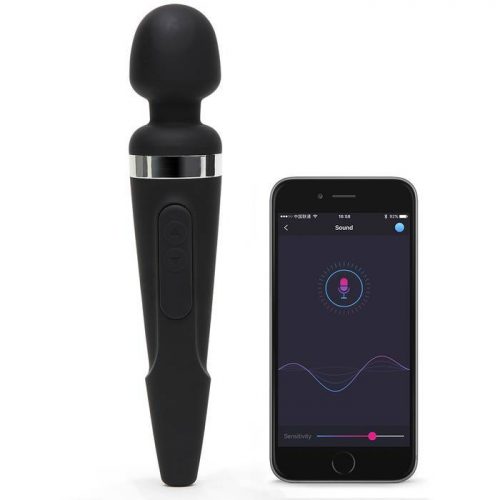 Lovense Domi App Controlled Rechargeable Mini Wand Vibrator - Lovense