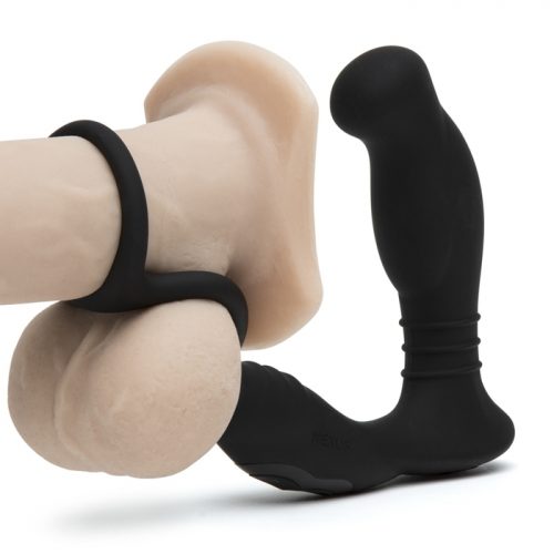 Nexus Simul8 Prostate Massager with Double Cock Ring - Nexus