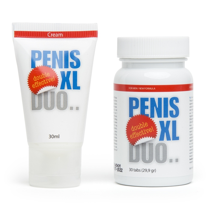 Penis XL Duo Food Supplement and Cream (30 Tablets / 30ml Cream) - Cobeco Pharma