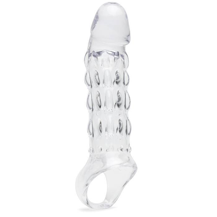 Renegade 2 Extra Inches Ribbed Penis Extender with Ball Loop - NSNovelties