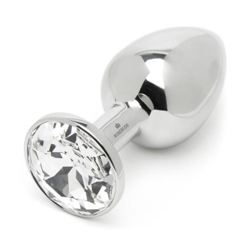 Rosebuds Stainless Steel Swarovski Crystal Butt Plug 2.5 Inch - Julian Snelling