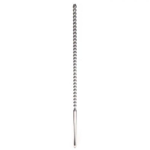 Sextreme 6mm Double Ended Stainless Steel Ribbed Urethral Dilator - Unbranded