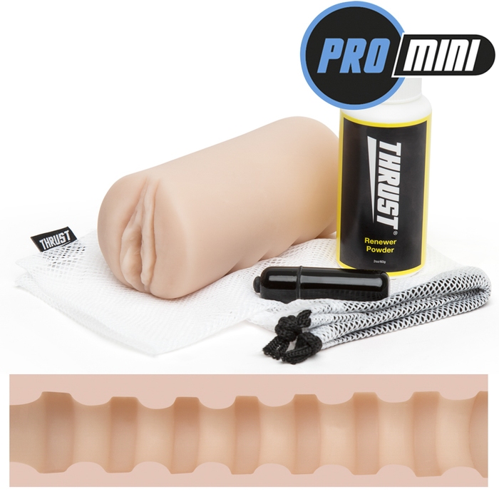 THRUST Pro Mini Overdrive Self-Lubricating Male Masturbator Kit 259g - Thrust