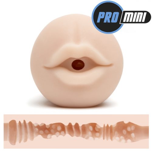 THRUST Pro Mini Ruby Textured Blow Job Mouth 216g - Thrust