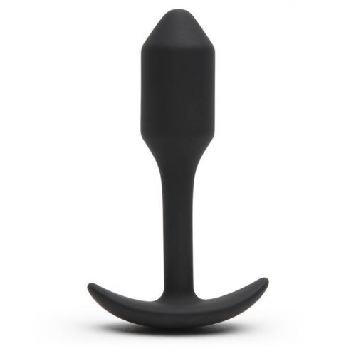 b-Vibe Snug Plug 1 Beginner Weighted Silicone Butt Plug 3 Inch - B-Vibe