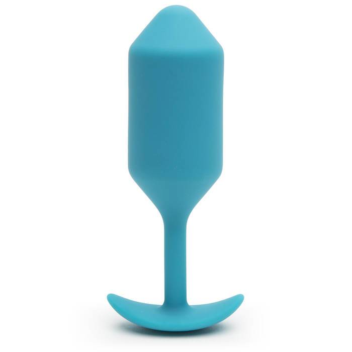 b-Vibe Snug Plug 3 Large Weighted Silicone Butt Plug 4.5 Inch - B-Vibe